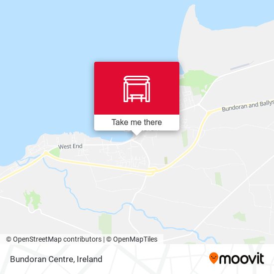 Bundoran Centre map