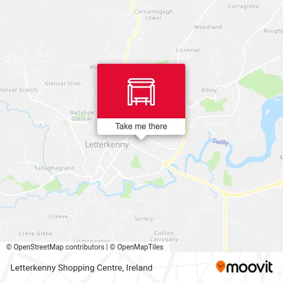 Letterkenny Shopping Centre map