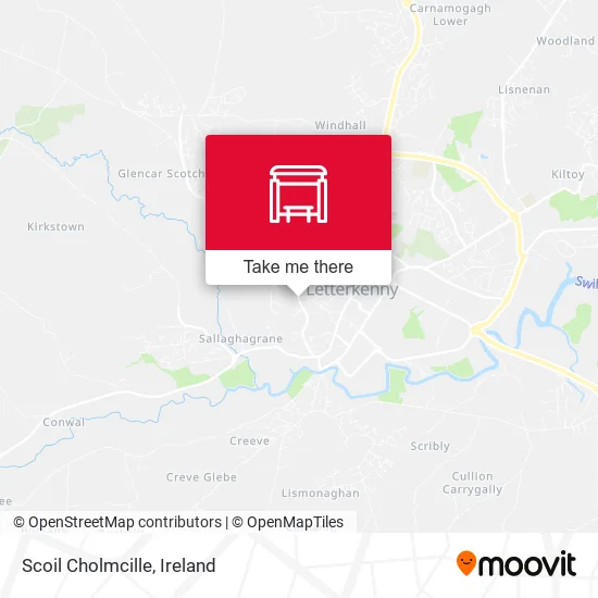 Scoil Cholmcille map