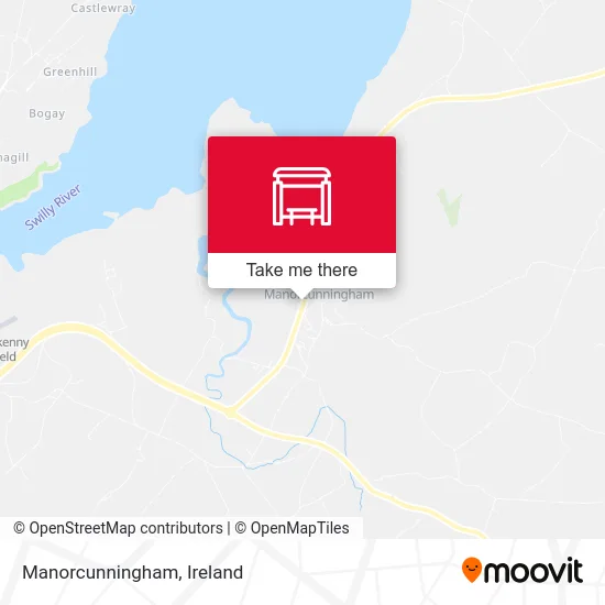 Manorcunningham map