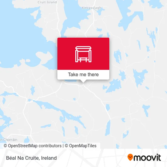 Béal Na Cruite map