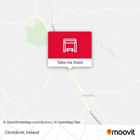 Clontibret map