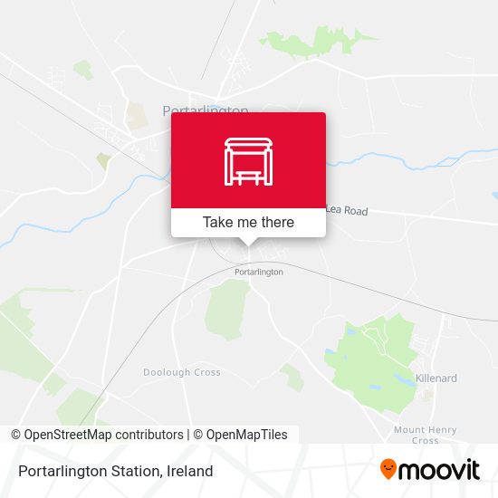 Portarlington Station map