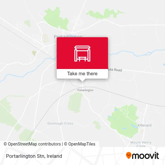 Portarlington Stn map