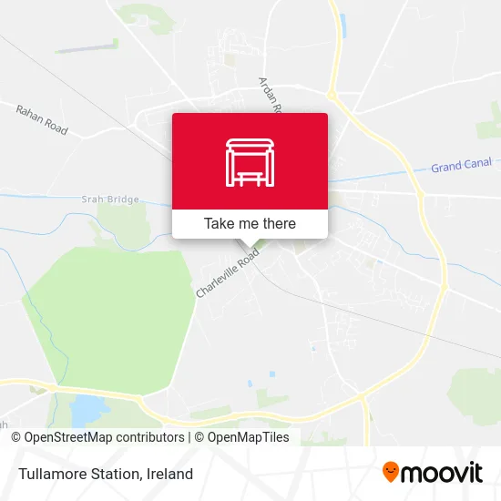 Tullamore Station map