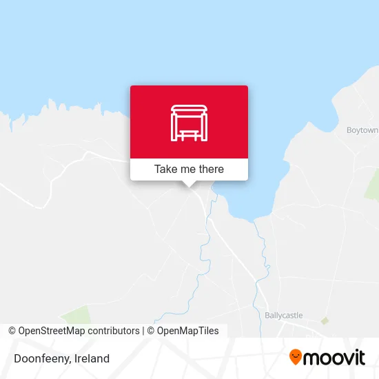 Doonfeeny map