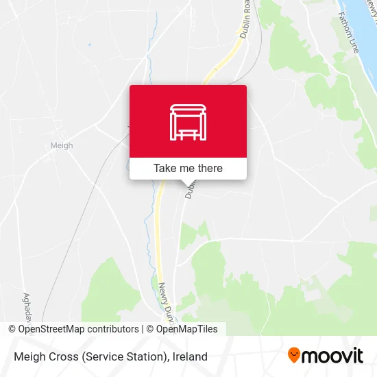 Meigh Cross (Service Station) map