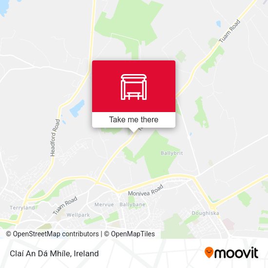 Claí An Dá Mhíle map