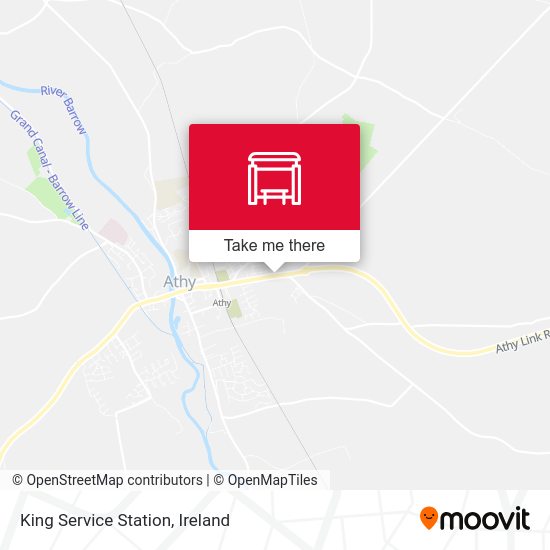 King Service Station map