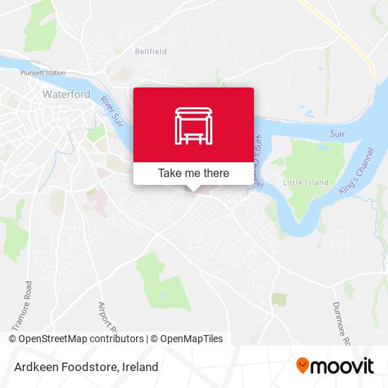 Ardkeen Foodstore map