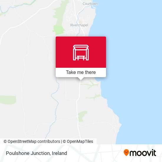 Poulshone Junction map