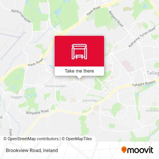 Brookview Road map