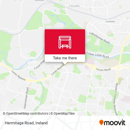 Hermitage Road map