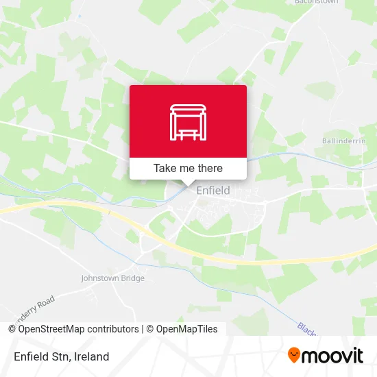 Enfield Stn map