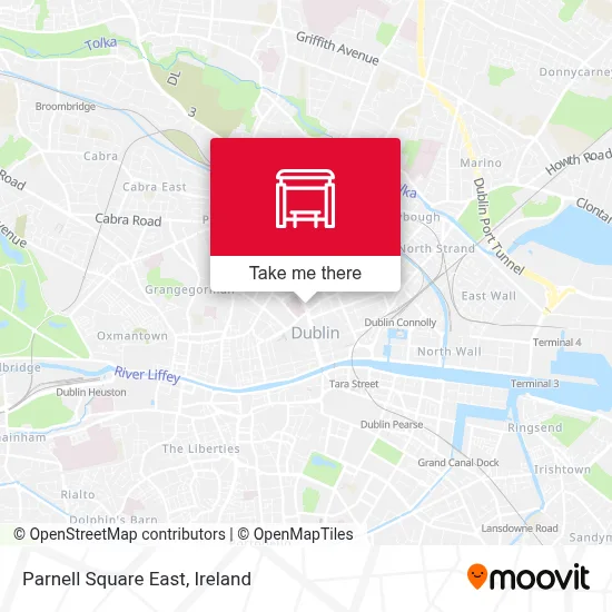 Parnell Square East map
