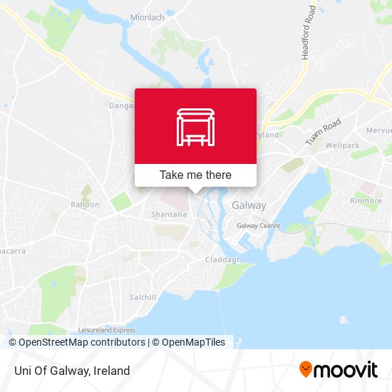 Uni Of Galway map