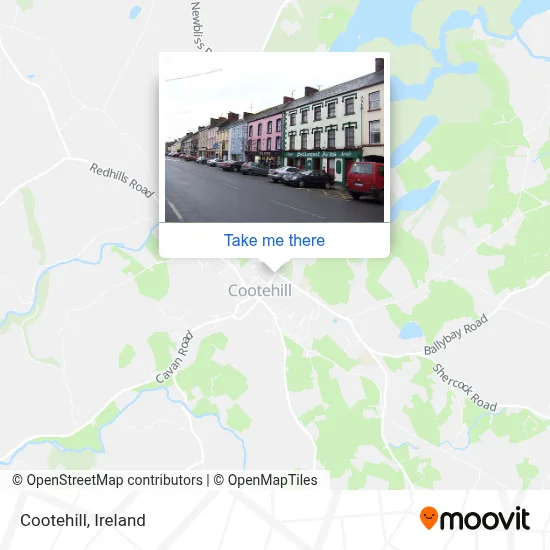 Cootehill map