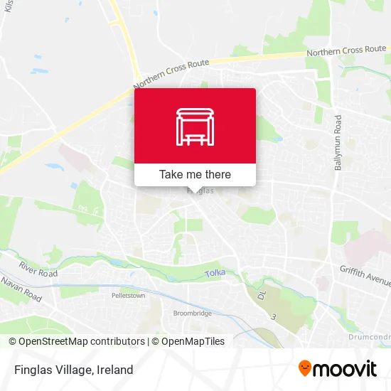 Finglas Village map