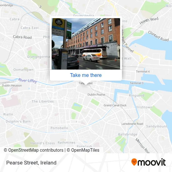 Pearse Street map