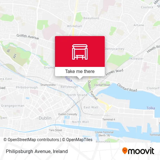 Philipsburgh Avenue map