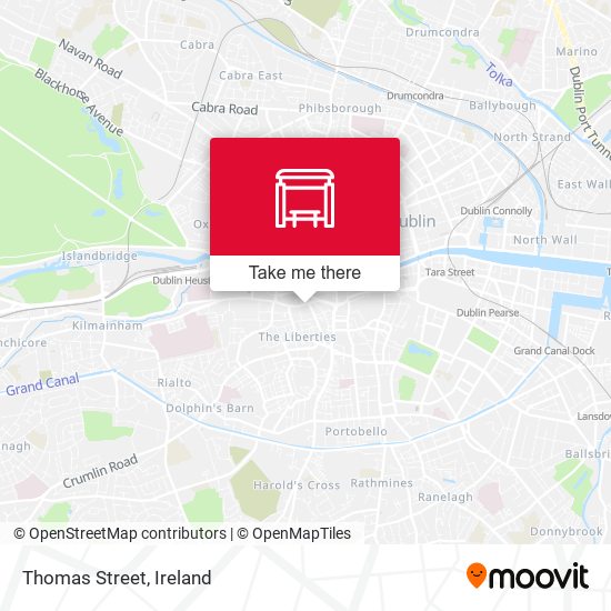 Thomas Street map