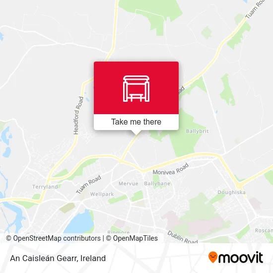 An Caisleán Gearr map