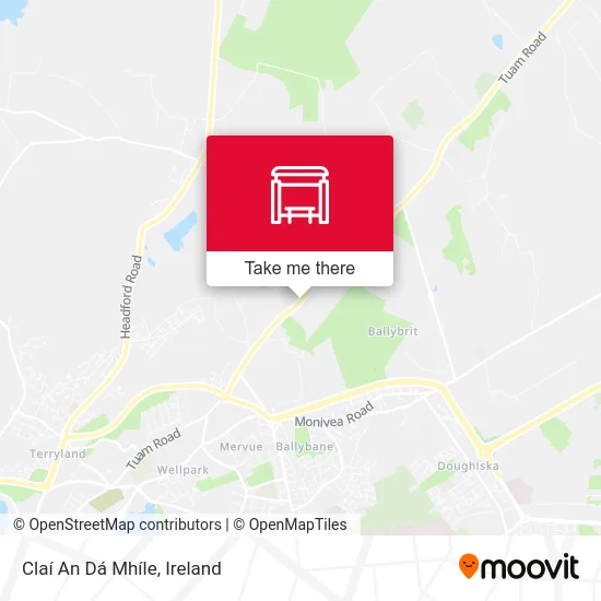 Claí An Dá Mhíle map