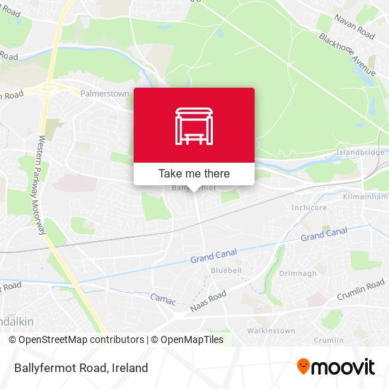 Ballyfermot Road map