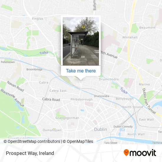 Prospect Way map