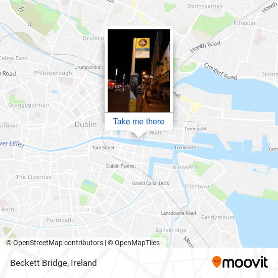 Beckett Bridge map