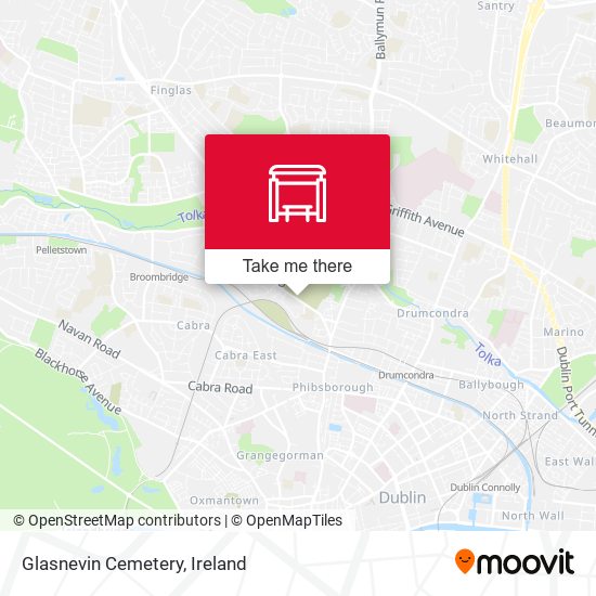 Glasnevin Cemetery map