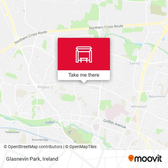 Glasnevin Park map