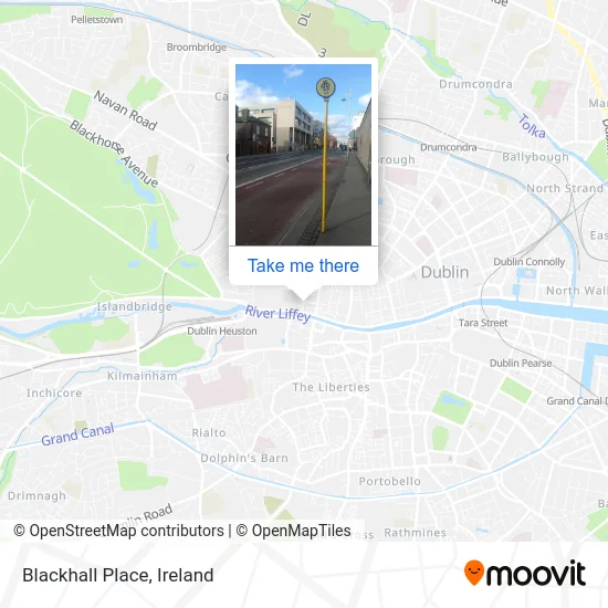 Blackhall Place map