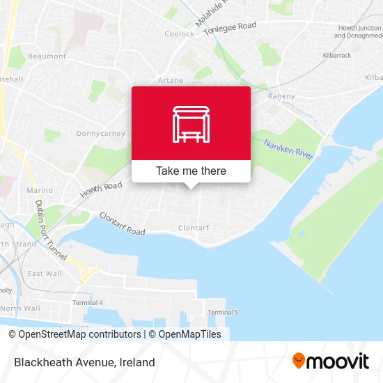 Blackheath Avenue map