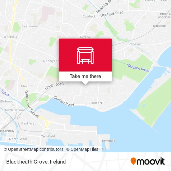 Blackheath Grove map