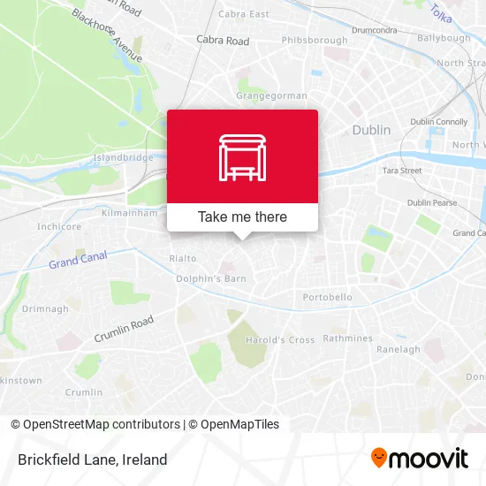 Brickfield Lane map