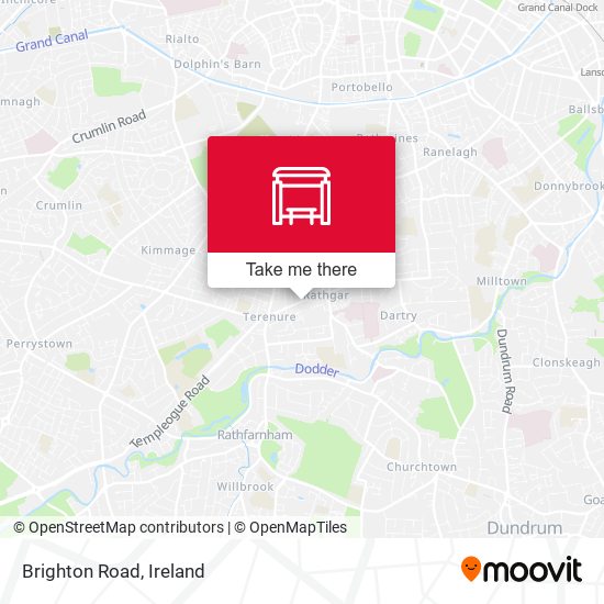 Brighton Road map