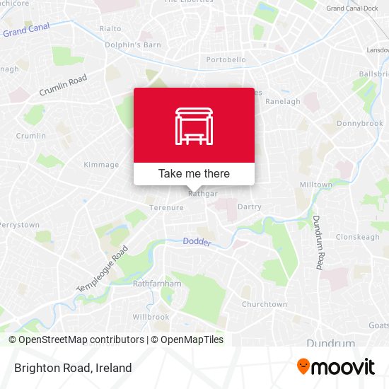 Brighton Road map