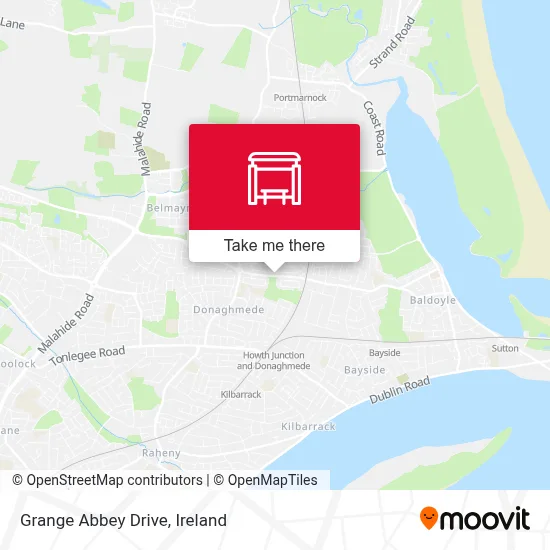 Grange Abbey Drive map