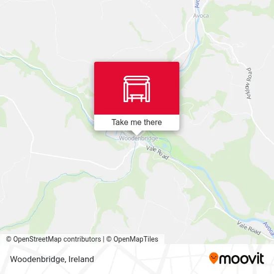 Woodenbridge map