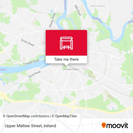 Upper Mallow Street map