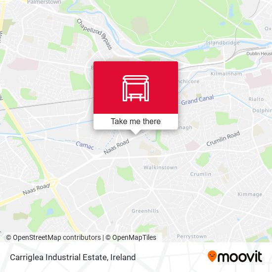 Carriglea Industrial Estate map