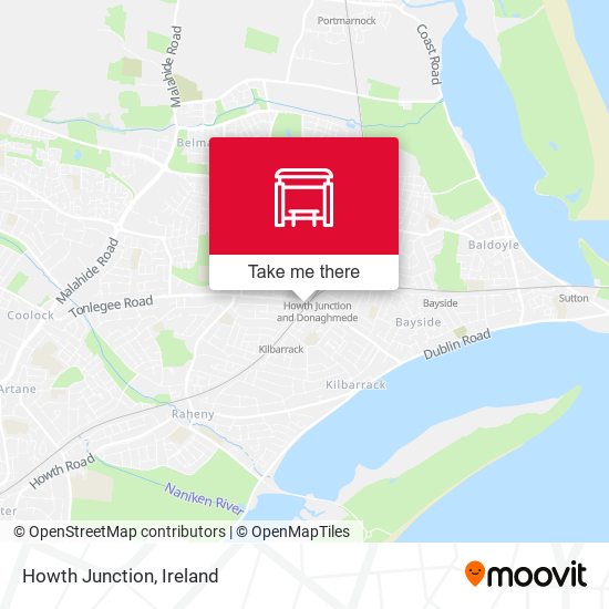 Howth Junction map