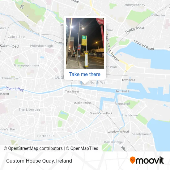 Custom House Quay map