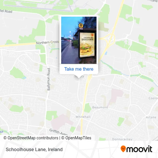 Schoolhouse Lane map