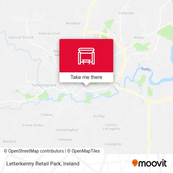 Letterkenny Retail Park map