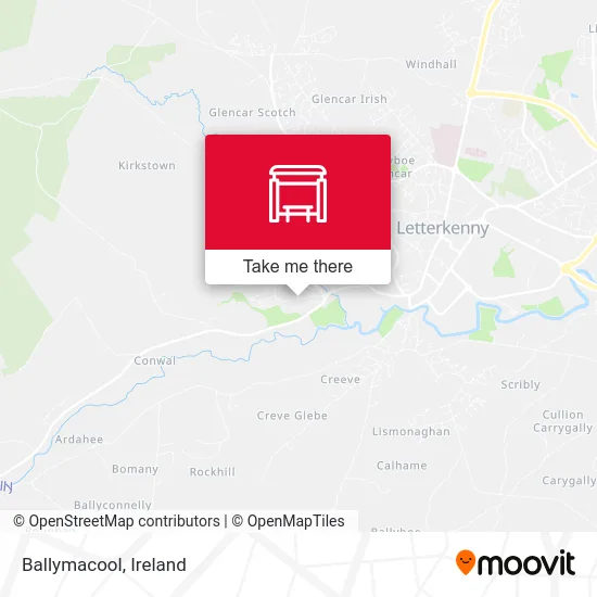 Ballymacool map