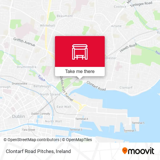 Clontarf Road Pitches plan