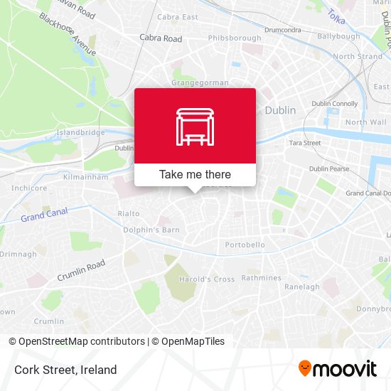Cork Street map