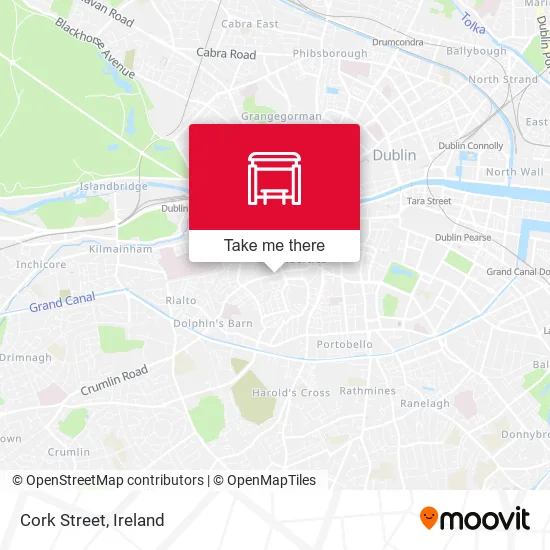 Cork Street map